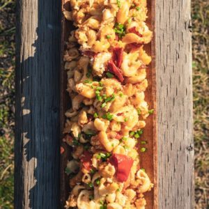 plates mac n cheese