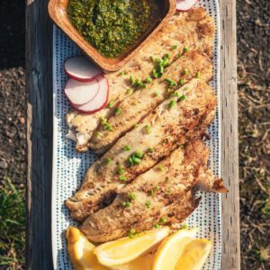 plated fish meal