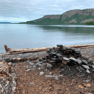 shore side fire pit