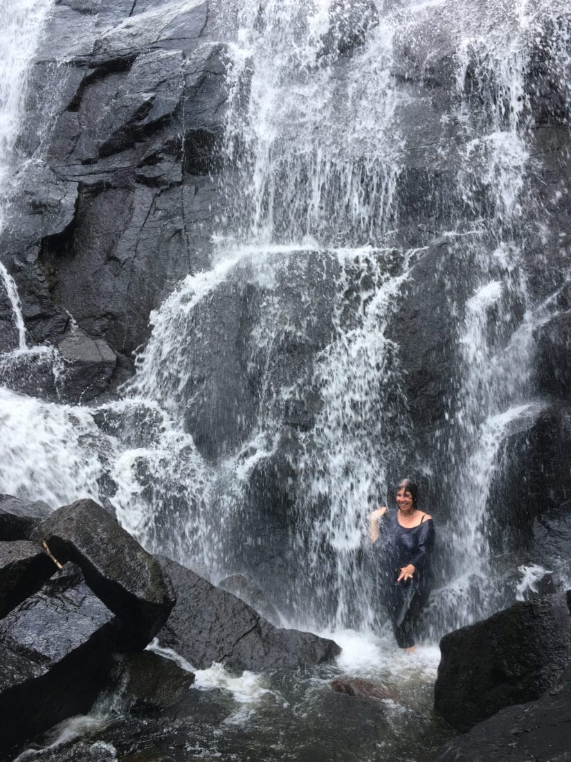 Women under the water at Otter Cove