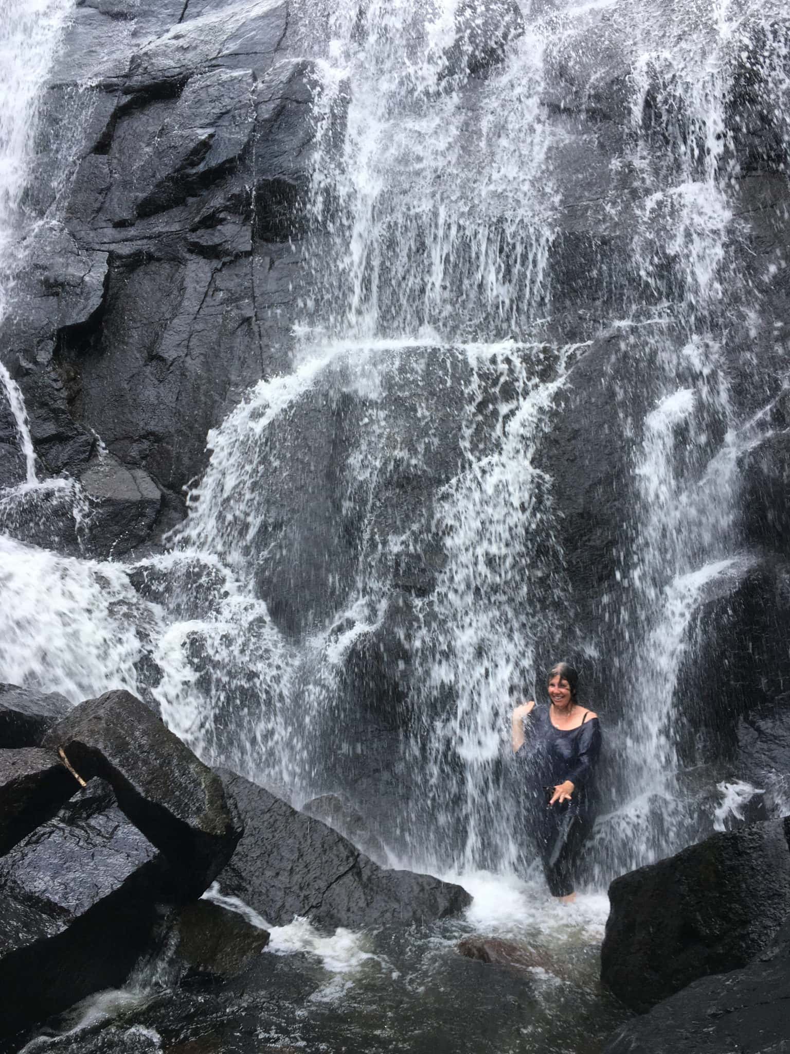 Women under the water at Otter Cove